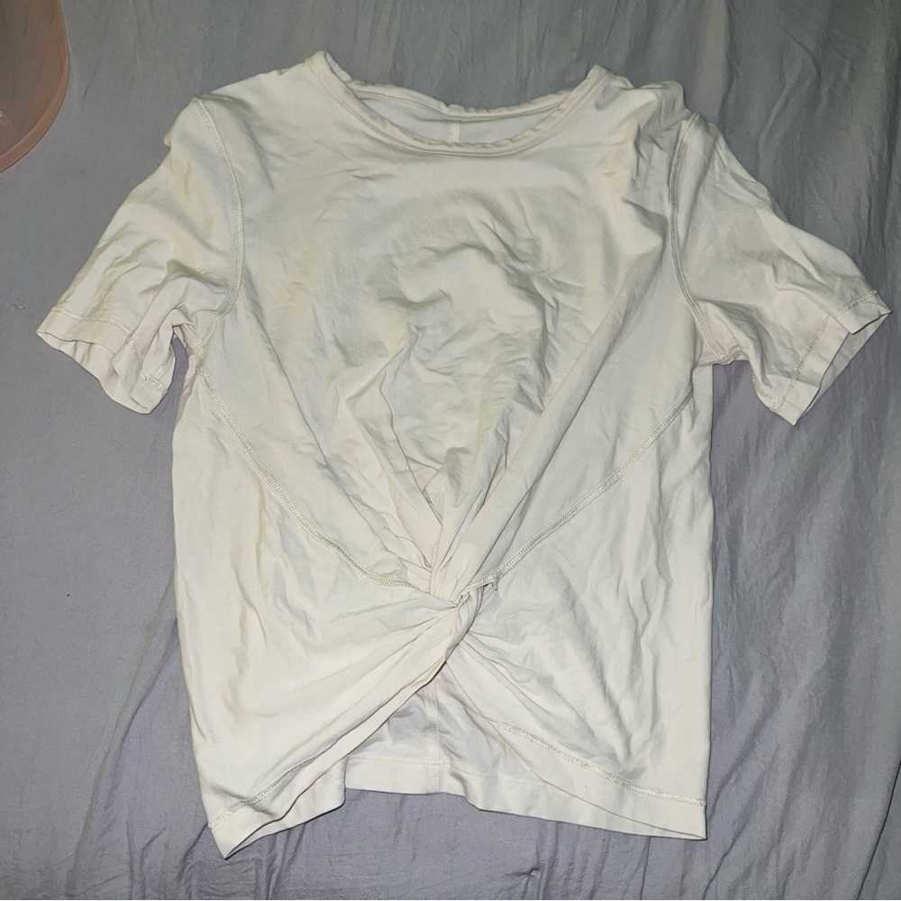 Lululemon Cream Opal Tshirt